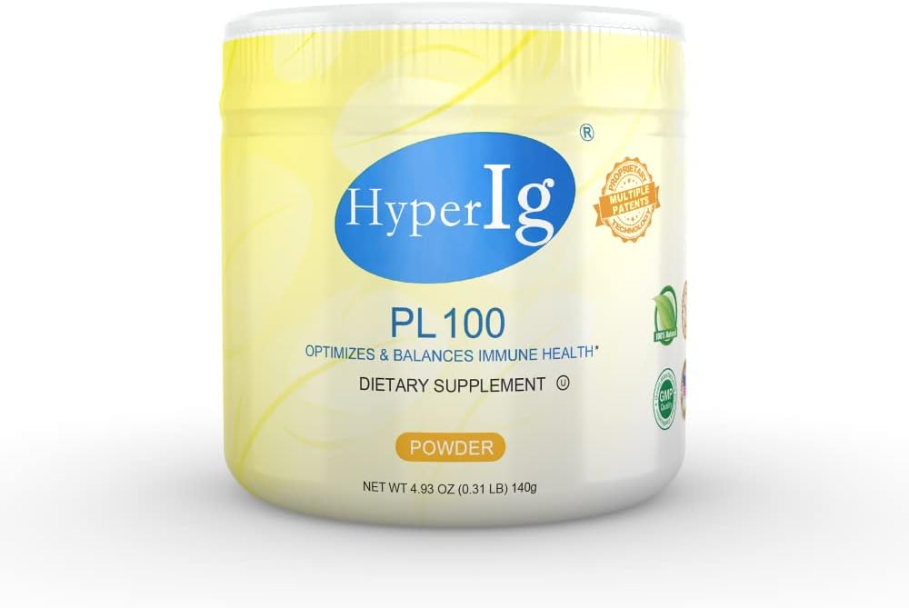 PL-100 卵蛋白質の粉、Hyperimmune の卵の補足、140g – 免疫サポート、消化器の健康、エネルギー及び筋肉強さ、グルテンフリー