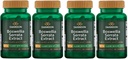 Swanson Boswelliaのセラタのエキス125のmg 60のベジーの帽子4のパック
