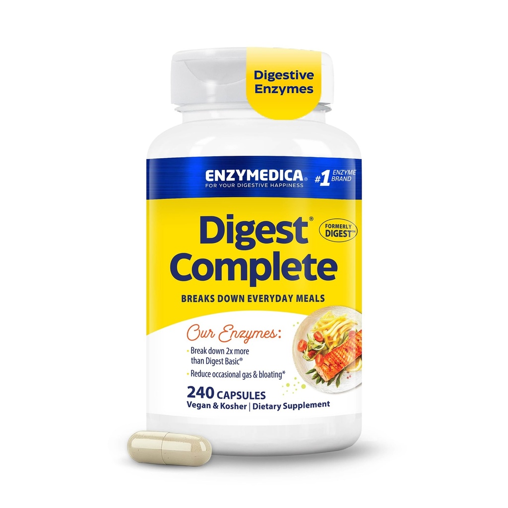 Enzymedica ダイジェスト, フルランゲ, 毎日の消化酵素, 迅速な行動ガス & ブロッティング救済を提供, 240 カウント