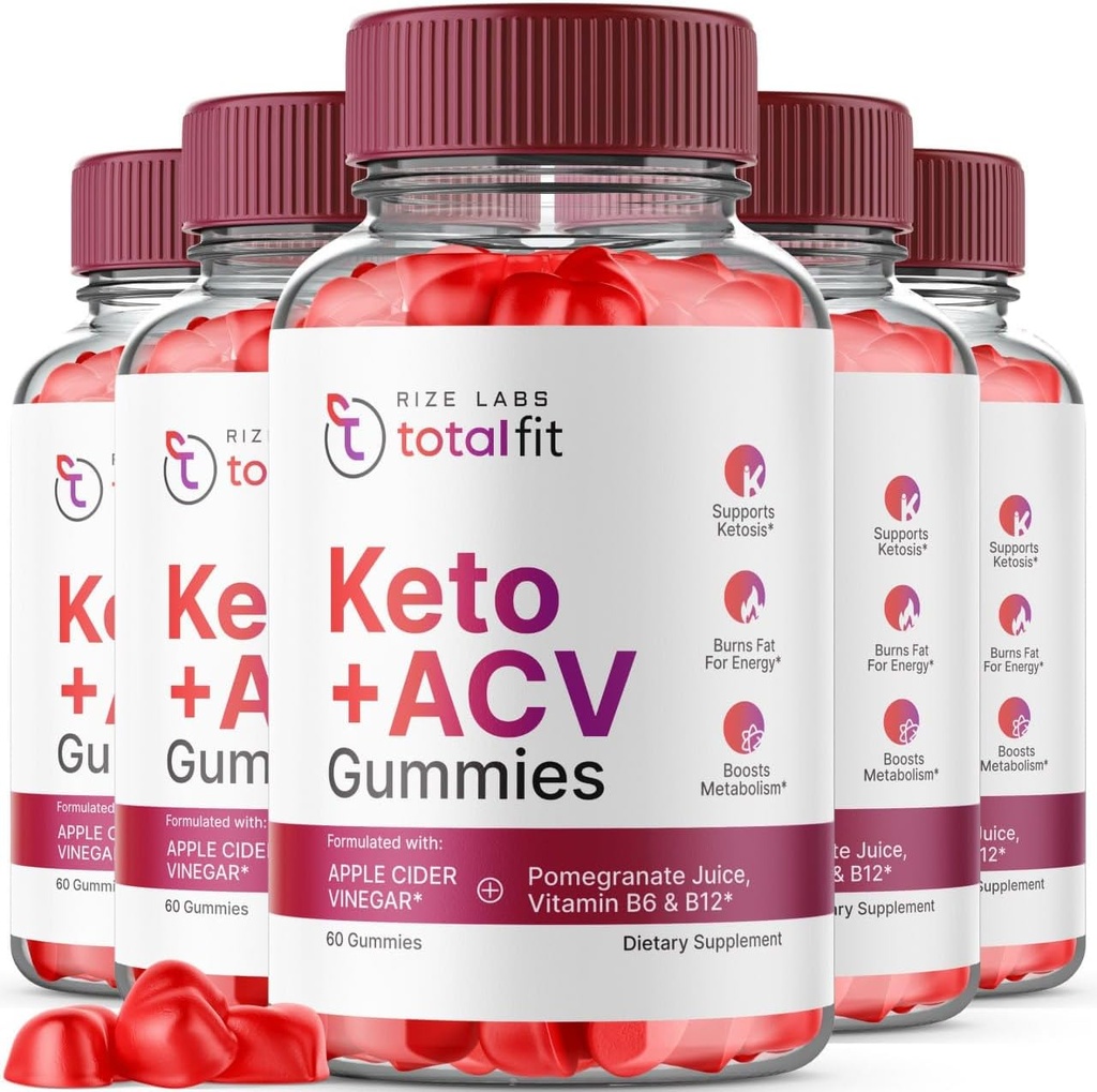 rize 実験室の合計の適当な Keto および ACV のグミー、高度の減量、最高の強さの方式のための Belly の脂肪を失う補足 5 (300 のグミー) のパック