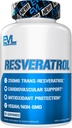 Evlutionの反老化のトランスResveratrolの補足Resveratrolからの250mg Trans-Resveratrolの250mgの栄養物の極度の酸化防止の補足Resveratrolは免疫および中心の健康のための日本のKnotweedのエキスを錠剤にします