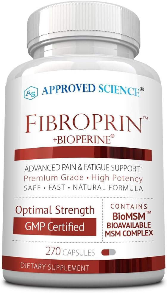 承認された科学のFibroprin - Ease Nerveおよび筋肉痛 - 改善された移動性- 270のカプセル- 3か月の供給-米国製