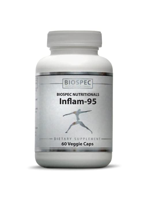 Inflam-95 - ジンジャールートエキス2,000mg、クルクミンルートエキス、ボスウェリアセラタエキス、イラクサリーフエキス、バイオペリン - 健康的な炎症反応をサポート*