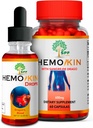 エルモキンカプセル&SPF HEMOKINがサングレ・デ・ドラゴとドロップ | 痔疾・火災・傷の軽減 | かゆみ・腫れ・痛みの軽減 | 消化の健康・癒やすサポート | 60キャップ + 2オズ