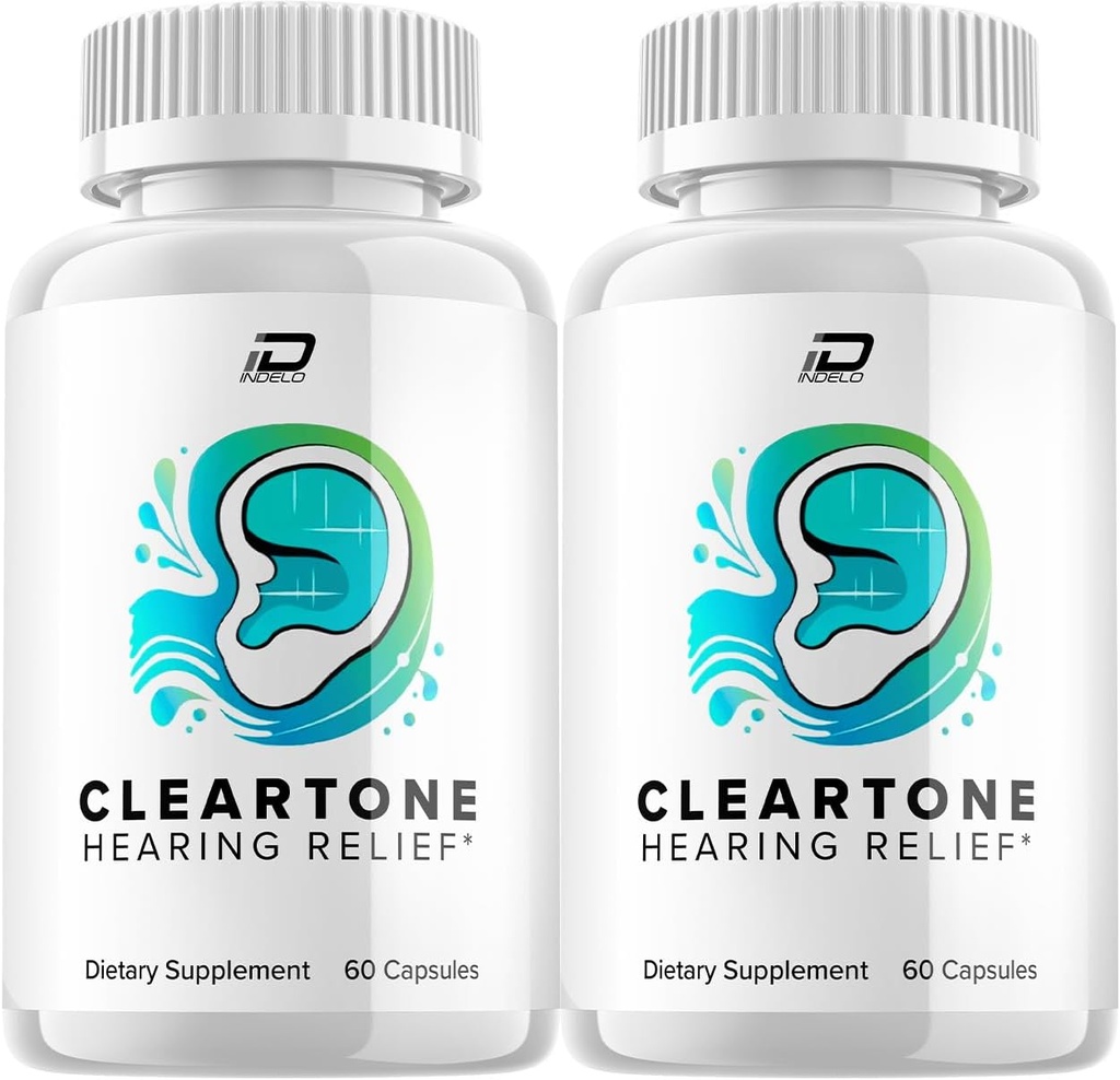 ClearToneの健康な耳サポート補足、明確な調子の耳のリング救助、ClearTneのTinitusの処置、聴覚サポートのための高度の方式の明確な調子 レビュー(2パック-120のカプセル)