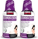 FORCE FACTOR Somnapure、2-Pack、Melatonin、Valerian Root、&Lemon Balm、Fight Asleep Faster、Stay Asleep Longer、Wake Up、16oz、48サービングと大人のための睡眠補助金