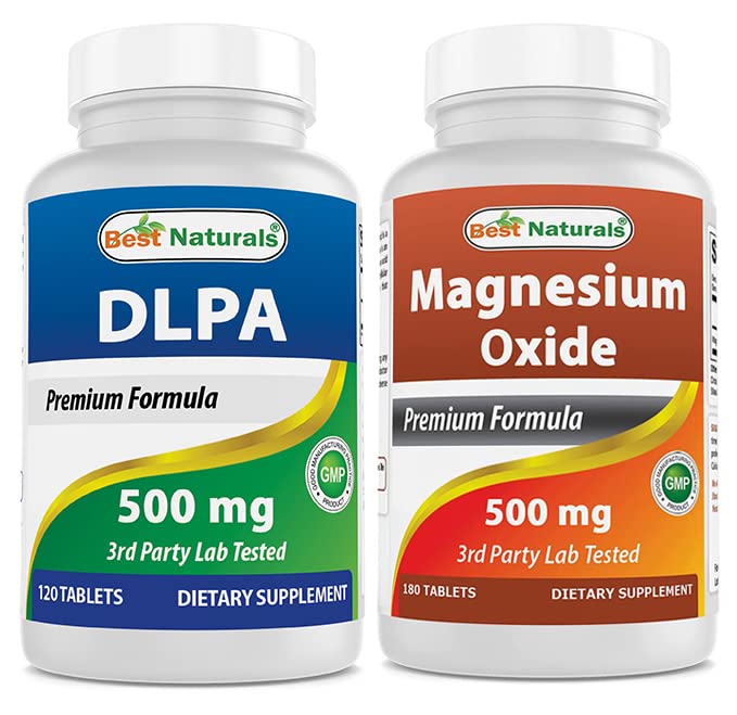 ベストナチュラルDLPA 500mg&マグネシウム酸化物500mg