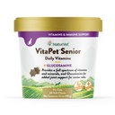NaturVet VitaPetの猫プラスグルコサミンのためのシニアデイリービタミン、特にエッセンシャルミネラル、90 g、60の計算を提供するように処方