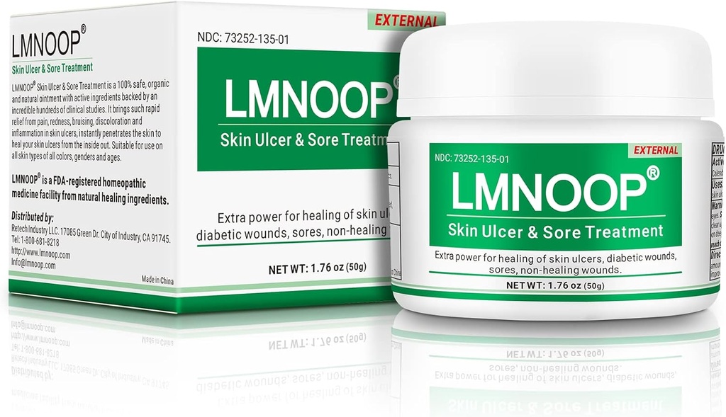 LMNOOP®の皮のUlcerの癒やす軟膏、フィート及び足Ulcers、Sersis Ulcers、Betsores、切口、焼跡、皮の伝染、自然な原料の深い傷の治癒の軟膏
