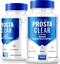 NutraRize(2パック) Prosta Clear - 前立腺ヒースをサポートするためのプレミアムサプリメント、管理と全体的な健康のために回復するすべての自然なカプセル、ProstaClear Pillsのレビュー(120カプセル)