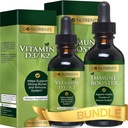 Go Nutrients Liquid Vitamin D3 Drops + Immune Booster - Combat Seasonal Stressors and Stimulate Your Immune System