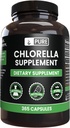 純粋な元の原料のChlorella (365のカプセル)マグネシウムか米の注入口無し、常に純粋、実験室は確認しました