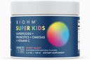 BIOHMスーパーキッズスーパーフードパウダープラスプロバイオティクス、(5.3 Oz、30サービング) おいしいベリーブラスト、抗酸化剤、オメガ3&ビタミンC、非GMO、乳製品無料、人工成分なし、ベジタリアン、年齢4 +