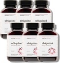 SMARTERNUTRITION Ubiquinol 100mg + 天然植物ベースの完全オメガ3 6 9 - 臨床的にAhiflower®オイル - 心臓サポートのための超吸収CoQ10 - 非GMO - 360 Softgels[180日の供給]