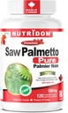 Nutridom Saw Palmetto 500mg、非GMO、ビーガン、グルテンフリー、大豆フリー、乳製品無料(120カウント)