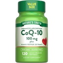 Nature's Truth CoQ10 100mg | 120 Softgels | 高吸収 | 非GMO&グルテンフリーの補酵素サプリメント | ブラックペッパーエキス付き