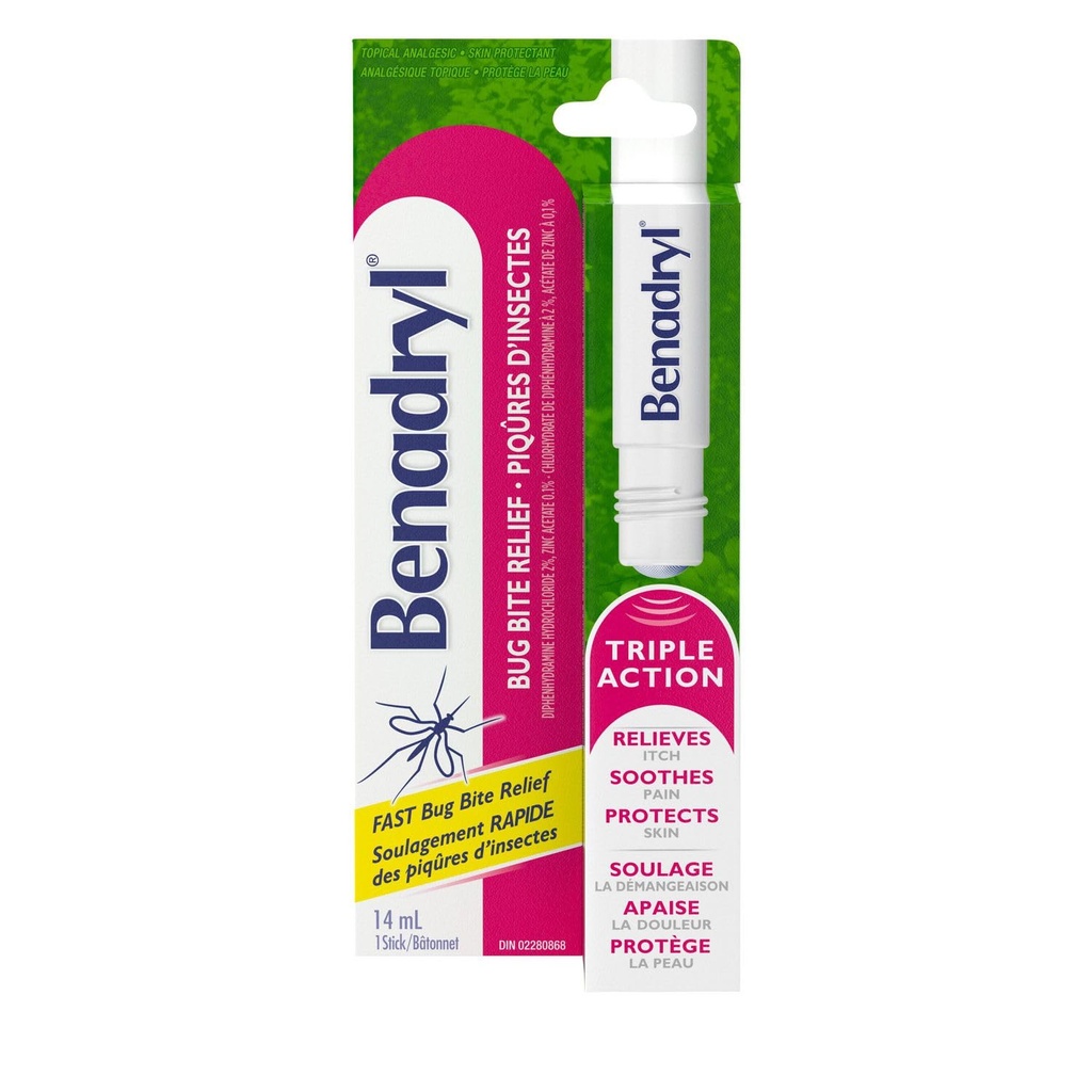 BenadrylのItchの救助の棒0.47のoz (2のパック)