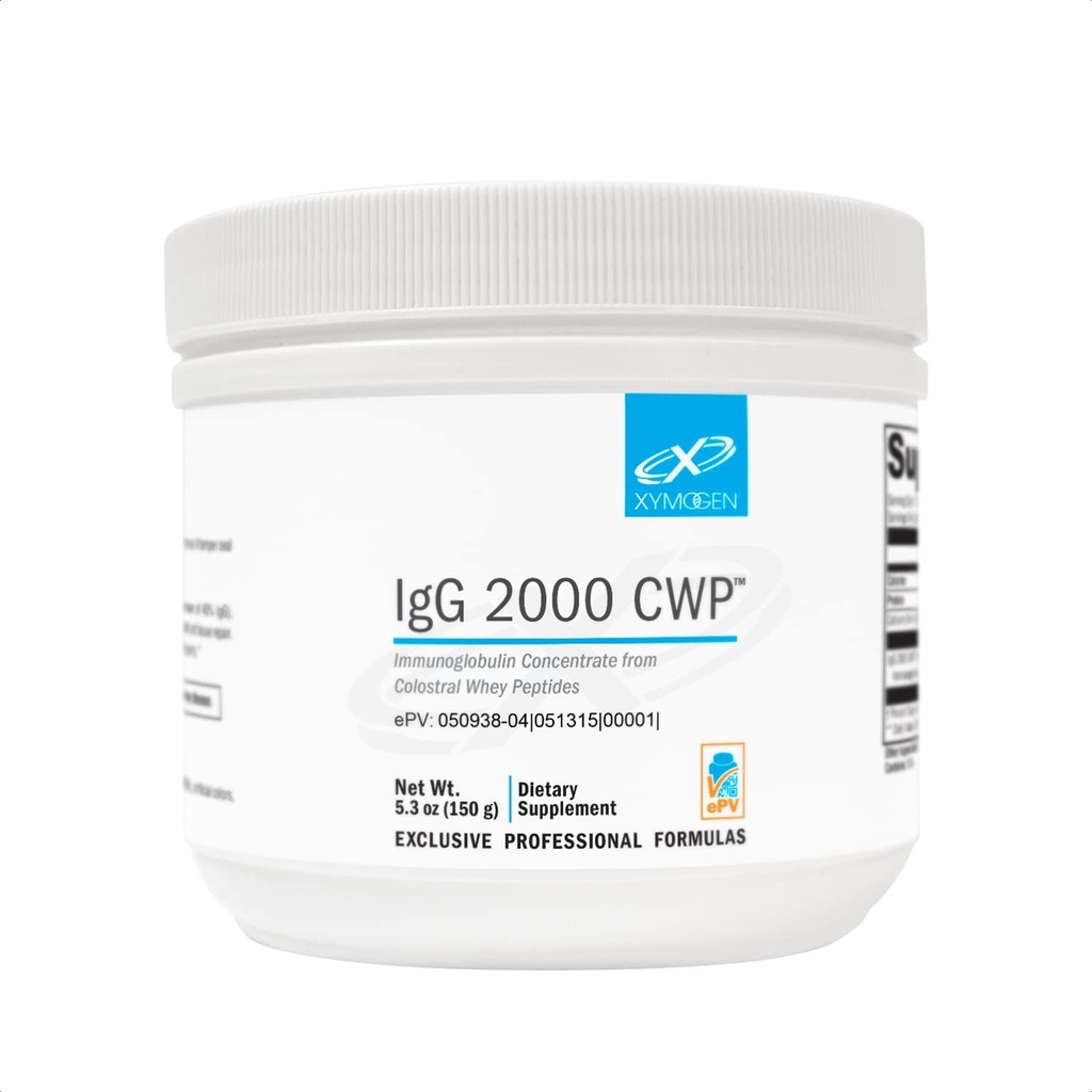 XYMOGEN IgG 2000 CWP - 免疫グロブリン濃縮粉末(Colostral Whey Peptidesから)は、腸の健康、免疫機能+健康なCytokine活性(5.3 oz)をサポート