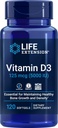 ライフエクステンションビタミンD3 5000 IU、120 Softgels、125mcg