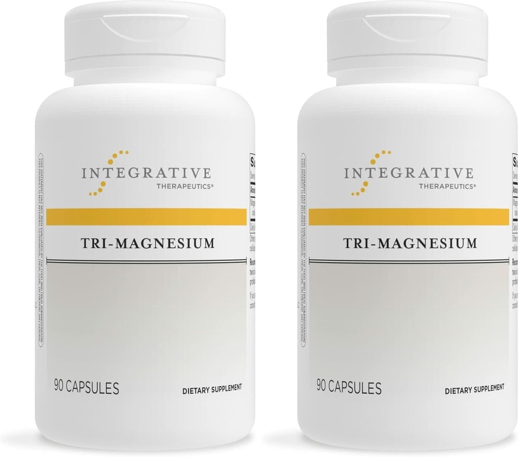 Integrative Therapeutics Tri-Magnesium - 心臓と神経の健康サポートのためのセルラーエネルギー&エネルギー代謝* - マグネシウムサプリメント* - 乳液フリー&グルテンフリー - 180カプセル(180のサービング)