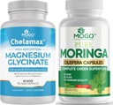 MOGOの純粋なマグネシウムのGlycinateおよびMoringaのカプセル-スーパーフード+よりよい鉱物