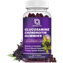Glucosamineのコンドロイチンのグミ - 2のパック、MSM及びエルダーベリー、柔軟性サポート、人および女性のための最もよい軟骨及び免疫サポート補足が付いている余分強さ1500mgグルコサミン- 60count (1のパック)