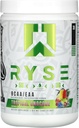 RYSE BCAA EAAパウダー - トロピカルスノコーン - 5g ブランチングチェーンアミノ酸、3g エッセンシャルアミノ、筋肉の回復、耐久性、耐水化および強度のための砂糖フリー電解 - 30 サービング