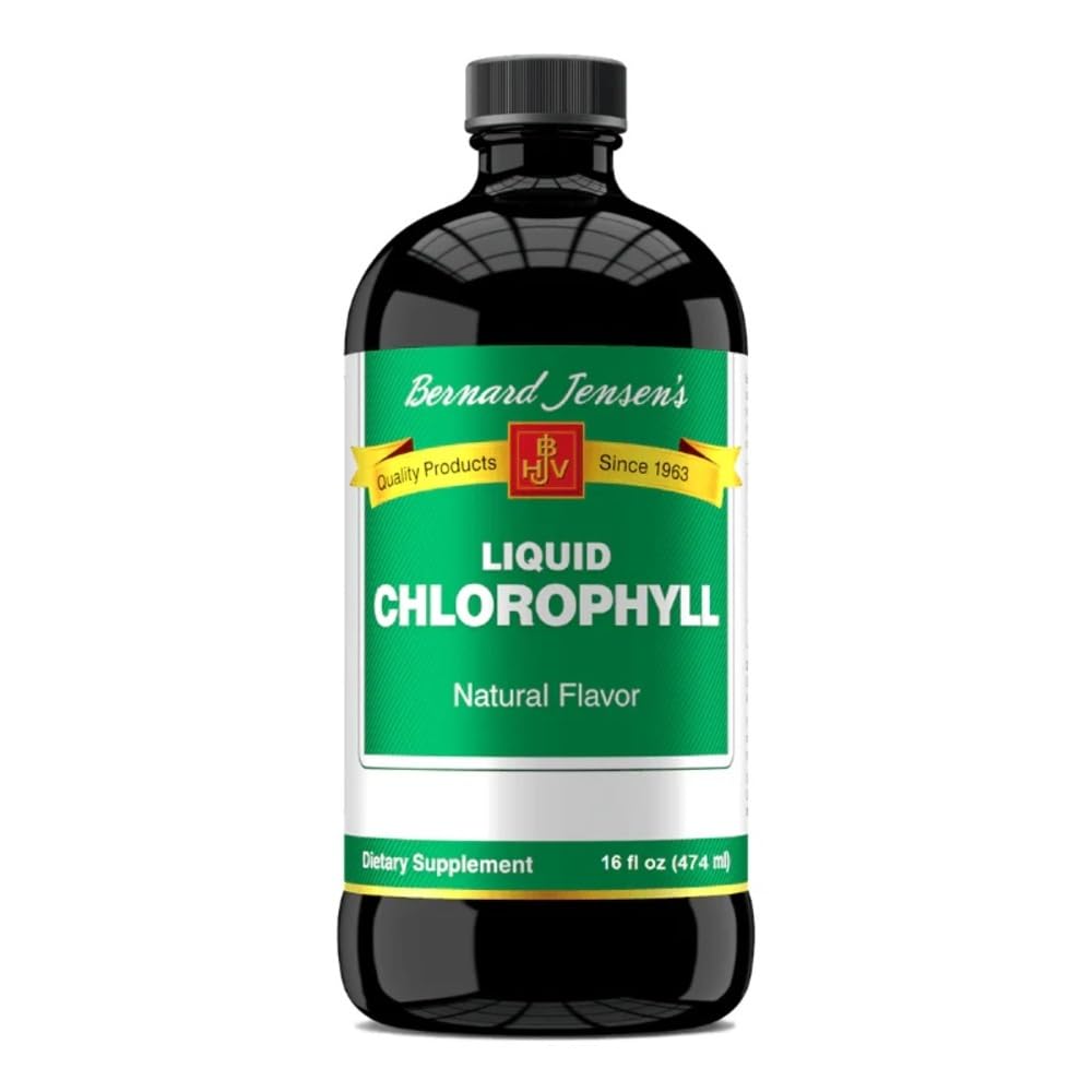 Bernard Jensenの100%の純粋で自然なChlorophyllの味の液体の補足 | 血を清めるのを助けて下さい | 16 の液体のOunce (474 ml)