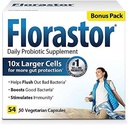 女性と男性のためのFlorastor毎日のプロバイオティックサプリメント、消化器の健康、Saccharomyces Boulardii CNCM I-745(54カプセル)をサポート