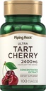 パイピングロックタルトチェリーエキスカプセル2400mg | 100丸薬 | 濃縮果汁エキス | ノンGMO、グルテンフリーサプリメント