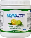 KALA HEALTH MSMPure Lemon Lime Flavored Coarse MSM Powder Flakes – US-Made MSM for Joint Health, Skin Appearance, and Hair & Nail Support – 1 lb, Organic Sulfur