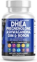 DHEA 200mgの補足DIM AshwagandhaのBoron 6mgの複合カルシウム マグネシウム亜鉛50mgのビタミンD3 5000のiuのホルモン サポート カプセルの丸薬-米国60のCtで作られる