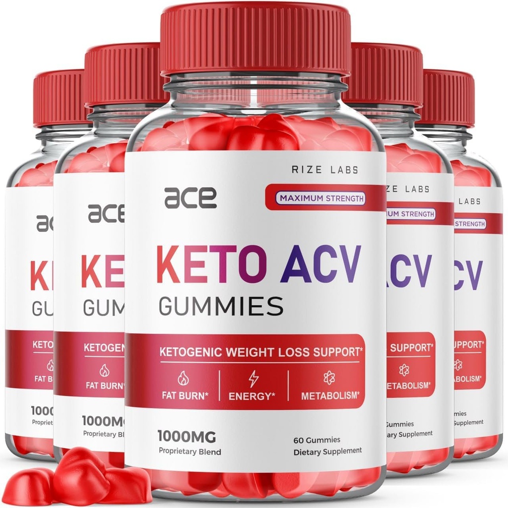 レイズラボ - エース Keto ACV アップルサイダー酢のサプリメントで高度な減量のためのグミーベルリー脂肪余分な強度のガミー (300 グミ)