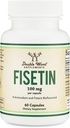 Fisetinの補足-生物活動的なFlavnonolsの100mg、60の計算(Bioflavonoidポリフェノールの補足はApigenin、LuteolinおよびQuercetinに類似した)倍の木製のによる老化サポートSenolytic