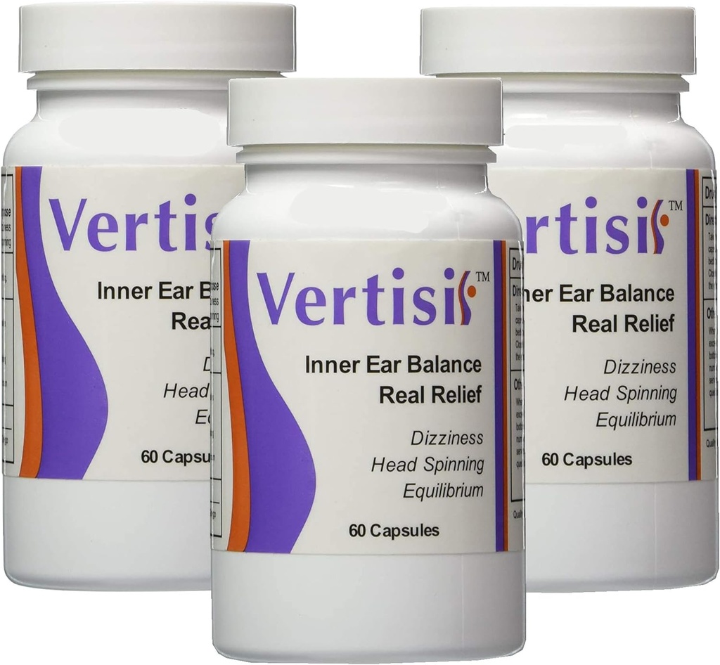 Equitab Vertisil Vertigohelp へ Relieve Vertigo Symptoms 含む Dizziness と Nausea Control Pack 3