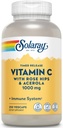 SOLARAY Vitamin C with Rose HIPS & Acerola | Two-Stage Timed-Release Formula | 1000mg | 24-Hour Immune Support & Antioxidant Supplement | 250 Ct.