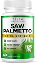 Saw Palmetto Prostate Supplement for Men, 3-in-1 Benefits, Extra Strength DHT Blocker for Hair Growth and Beta Blocker for Urinary Health, Potent Prostate Function Support, 30 Day Supply (60 Count)