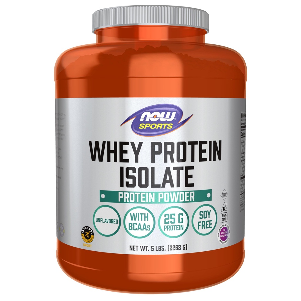 NOWの食糧スポーツの栄養物、Whey蛋白質の隔離、BCAAsの不燃性の粉、5ポンドの25 g