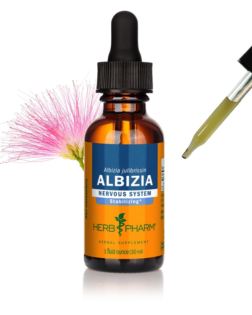神経系サポートのためのハーブ Pharm の Albizia の液体のエキス、1 つの Fl Oz
