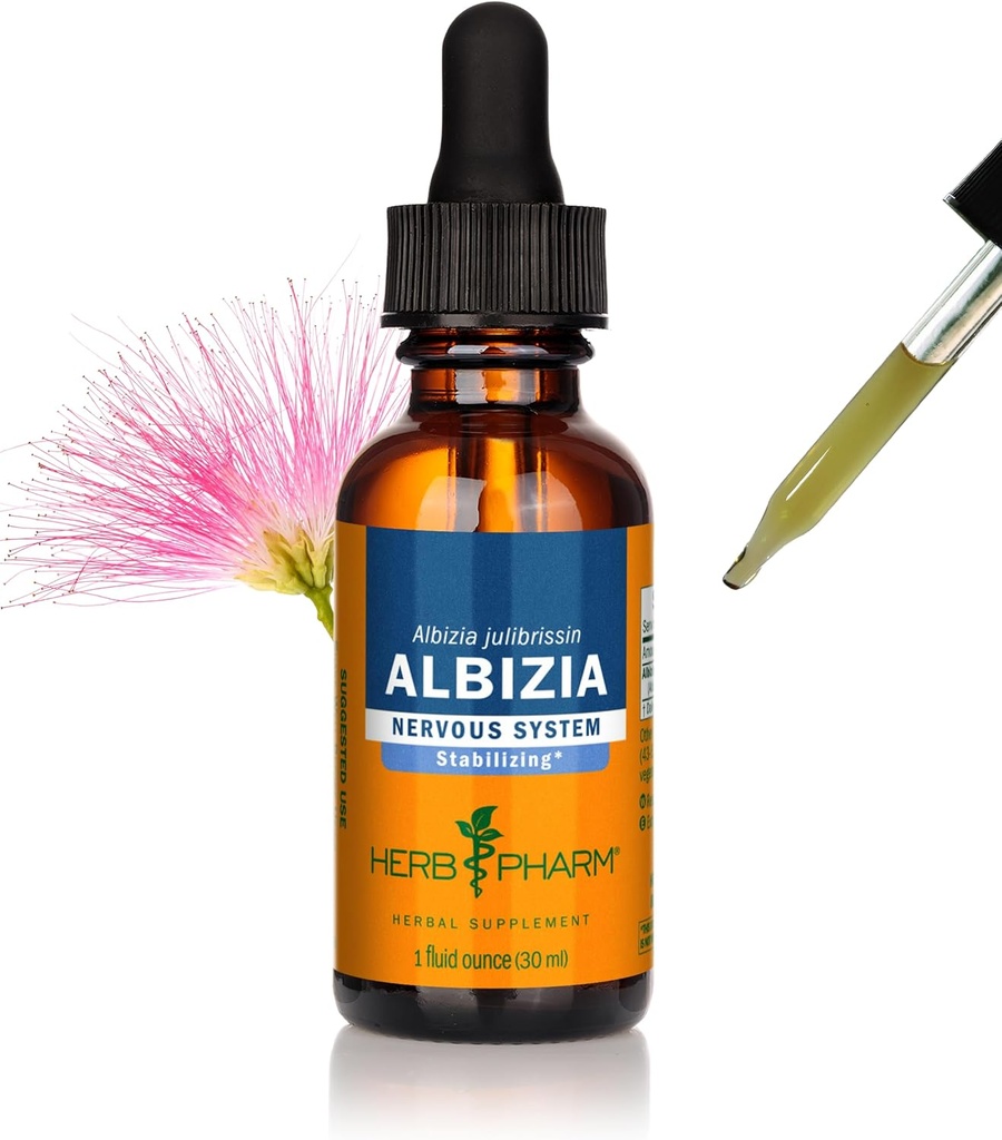 Herb Pharm Albizia Liquid Extract for Nervous System Support, 1 Fl Oz