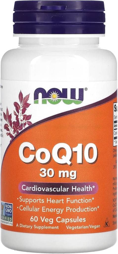 NOWの食糧Co Q10 30mg、60 CT