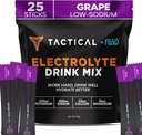 Fluid Tactical - Electrolyte Powder Packets, Accelerate Re-Hydration, Low Sugar, Electrolyte Drink Mix, Prevent Dehydration, Eliminate Cramps