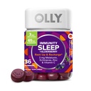 OLLY睡眠の免除のMelatonin Gummy、ビタミンC、亜鉛、Echinacea、3mg Melatonin、免疫および睡眠サポート、ベリー- 36