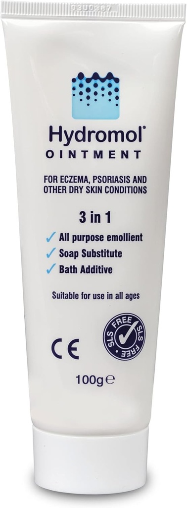 皮膚炎、湿疹、乾癬および他の乾燥肌の状態の管理のための軟膏100gチューブ(パッケージ1)