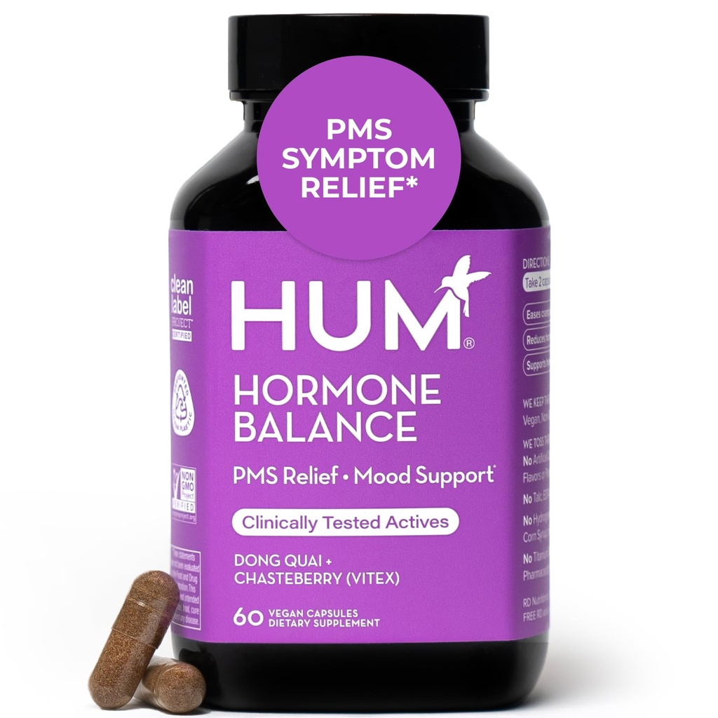 女性のためのHUMホルモンのバランス、Chasteberry & Dong Quaiの女性の健康のための補足、PMSの症状、クランプ、Irritability、ホルモンのバランス、月間サポート、60のカプセルのためのサポート