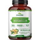 Zazzeeの余分強さBoswellia 10:1のエキス、65%のBoswellicの酸、180のビーガン カプセル、6か月の供給、Boswellia Serrata、共同慰め、移動性及び柔軟性サポート、米国でなされる非GMO