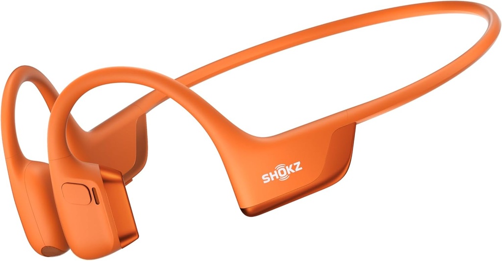 SHOKZの新しいOpenRunプロ2 - オープンイヤー、骨伝導スポーツヘッドフォン - 反射ストリップ付き - 耐汗性、ワークアウトヘッドフォン - 安全、ワイヤレス、快適なフィットディープバスとスマートマイクアプリ