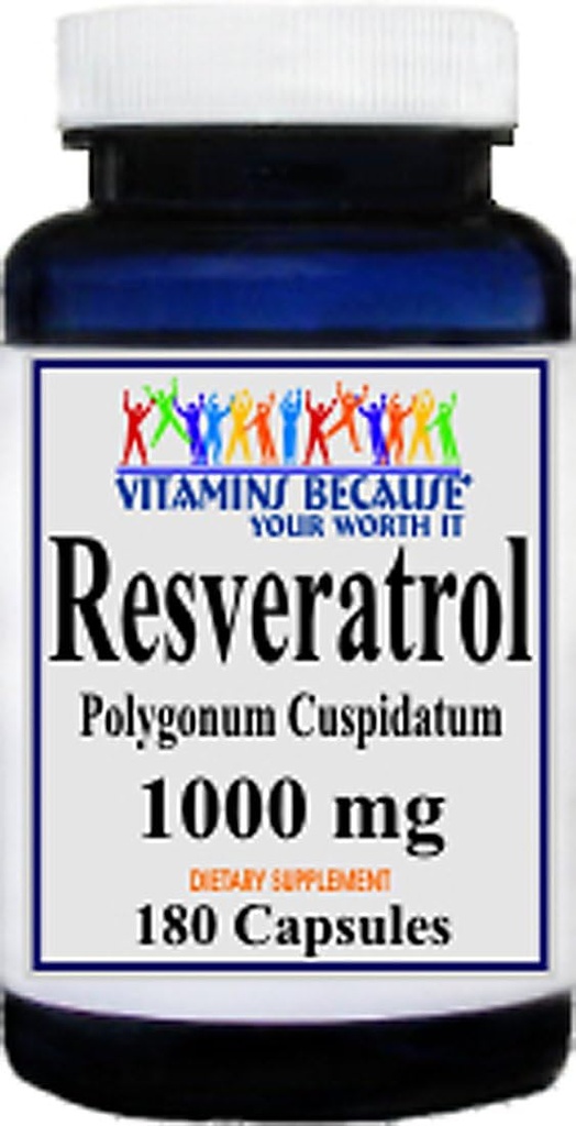 Resveratrol 1000mg、180カプセル