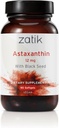 Zatikナチュラル - オーガニックブラックシード、抗酸化剤、90ビーガンSoftgelsのアスタキサンチン12mg