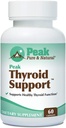 Thyroid Support by Peak Pure & Natural | Thyroid Supplement and Metabolism Booster to Support Weight Maintenance | Iodine Supplement Designed for Underactive Thyroid | 60 Capsules
